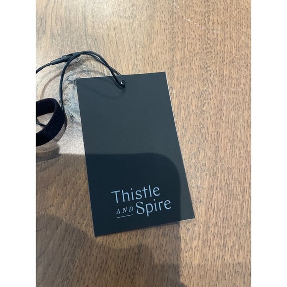 Thistle and Spire Lyra Studded Tulle Net Wired Demi Cutout Bra Black Sz 32DD NWT - Picture 5 of 6